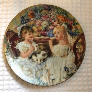The Tea Party Collector’s Plate by Sandra Kuck